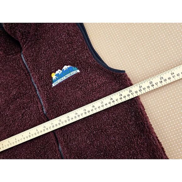 Timberline Colorado Vest Breckenbridge Fleece Embroidered Logo Zip Medium Red - Picture 6 of 11